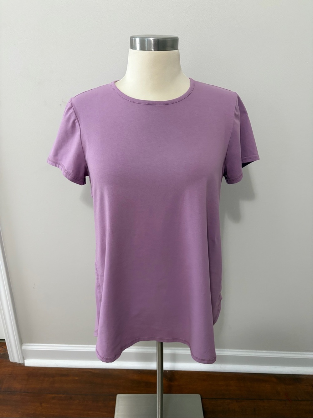 J. Jill Lavender Short Sleeve Crewneck Tee Sz PS